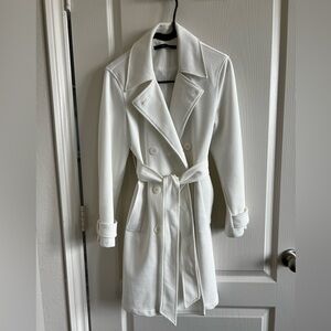Double buttoned trench coat